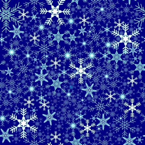 Snowflakes Pattern Navy Blue Stock Vector Illustration Of Celebrate