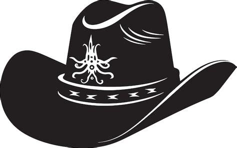 Black Cowboy Hat Design Vectors And Illustrations For Free Download Freepik