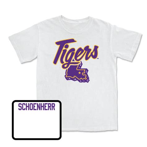 Women's Gymnastics White Tiger State Tee - Savannah Schoenherr – The Tigers NIL Store