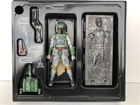 Star Wars Black Series Comic Con Boba Fett And Han Solo In Carbonite