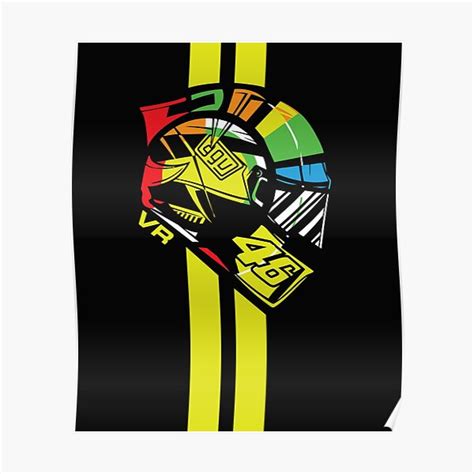 Valentino Rossi Poster For Sale By Copperempirez Redbubble