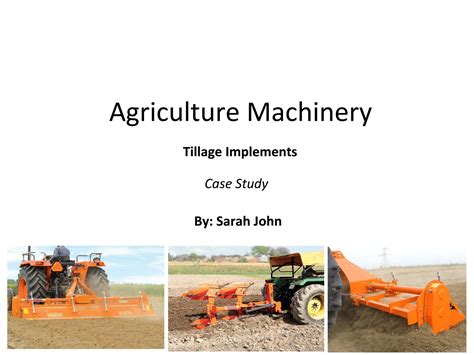 Tillage implements | Agriculture Machinery | Tractor Tillage Implements ...