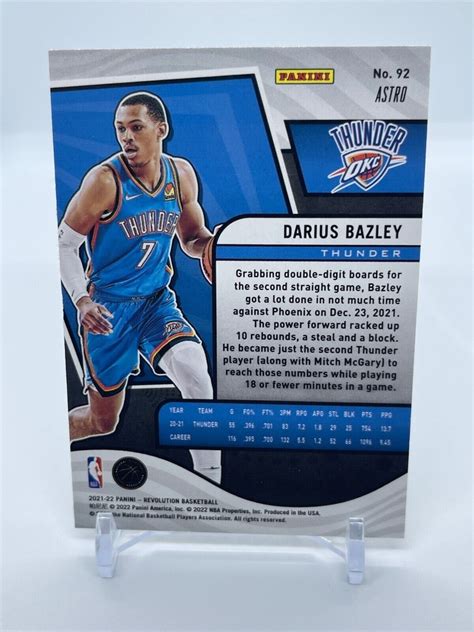 Panini Revolution Darius Bazley Oklahoma City Thunder