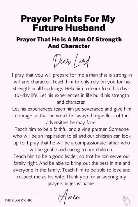 Future Husband Prayer