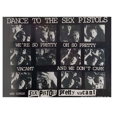 Original Iconic Punk Rock Music Poster For The Sex Pistols God Save The Queen At 1stdibs