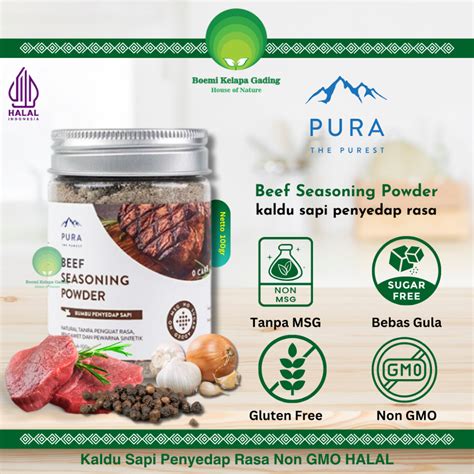 Jual Beef Seasoning Powder Kaldu Sapi Asli Bumbu Penyedap Masakan