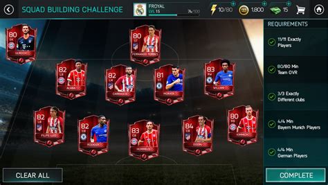 FIFA Mobile on Twitter: "Squad Building Challenges are coming soon to #FIFAMobile in the Mid ...