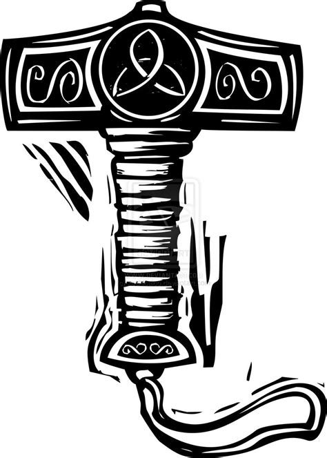 Mjolnir Thor Hammer Tattoo Mjolnir Tattoo Thor Tattoo Thor S Hammer