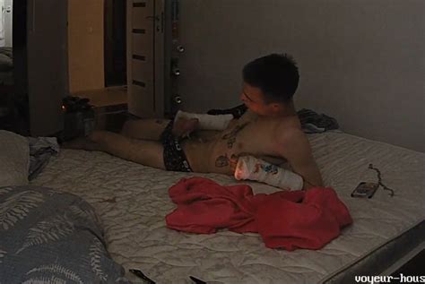 Watch Masturbation Artem Jerking Off In The Bedroom Sep Naked People With Ex Artem In