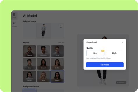 Best AI Generated Models for Fashion Online for Free | insMind