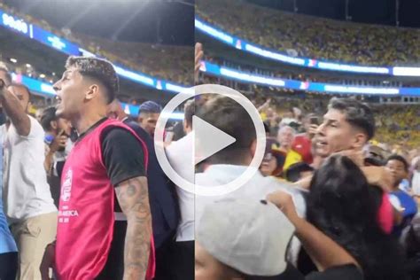 Assurdo In Copa America Rissa Tra I Tifosi Della Colombia E I Giocatori