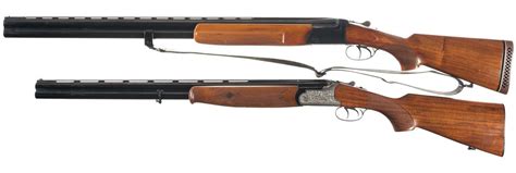 Two Overunder Shotguns A Luchini Boxlock Overunder Shotgun With Sling