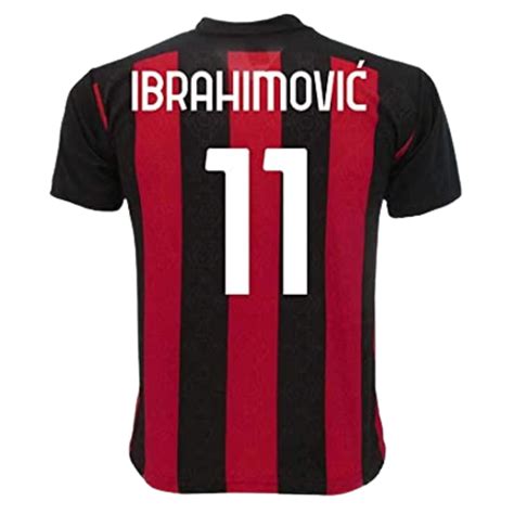 Zlatan Ibrahimovi Ac Milan Home Soccer Jersey Gogoalshop