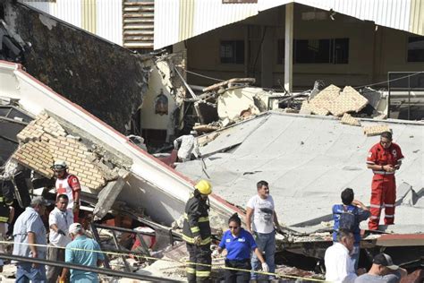 Mexico Church Roof Collapses During Mass Leaving Nine Dead And Around 50 Injured