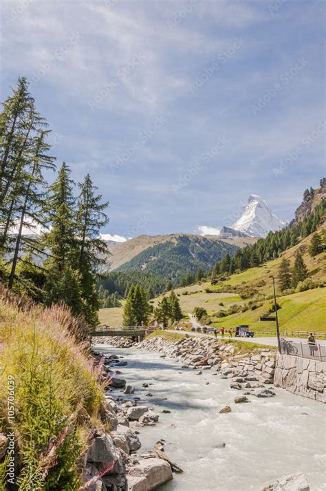 Zermatt Dorf Bergdorf Alpen Schweizer Berge Matter Vispa Vispa