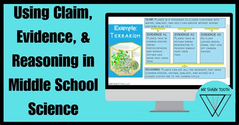 Using The Claim Evidence Reasoning Framework In Science Mr Shark Tooth