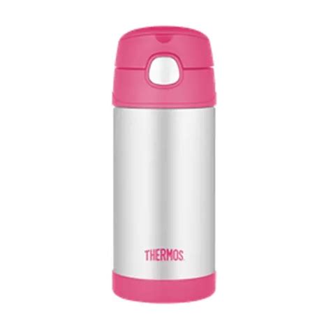 Garrafinha T Rmica Thermos Funtainer Ml Rosa E Inox Parcelamento