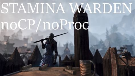 Eso Stamina Warden Pvp Build Nocp Noproc Waking Flame Youtube