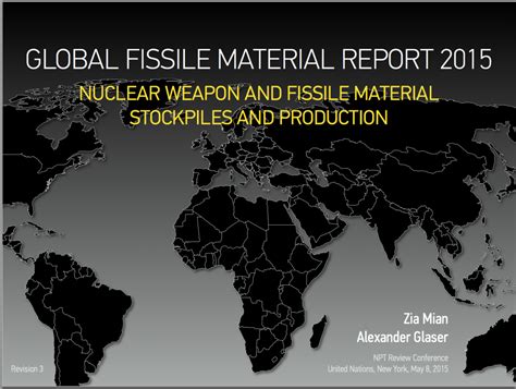 Status Report on Global Nuclear Weapon and Fissile Material Stockpiles | The Lyncean Group of ...