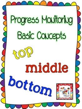 progress monitoring basic concepts top middle bottom tpt