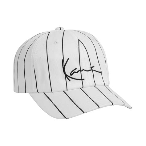 Karl Kani Cap Signature Pinstripe Whiteblack Kauflandde