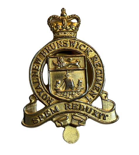 Royal New Brunswick Regiment Cap Badge Marway Militaria Inc