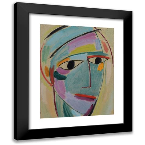 Alexej Von Jawlensky X Black Modern Framed Museum Art Print Titled