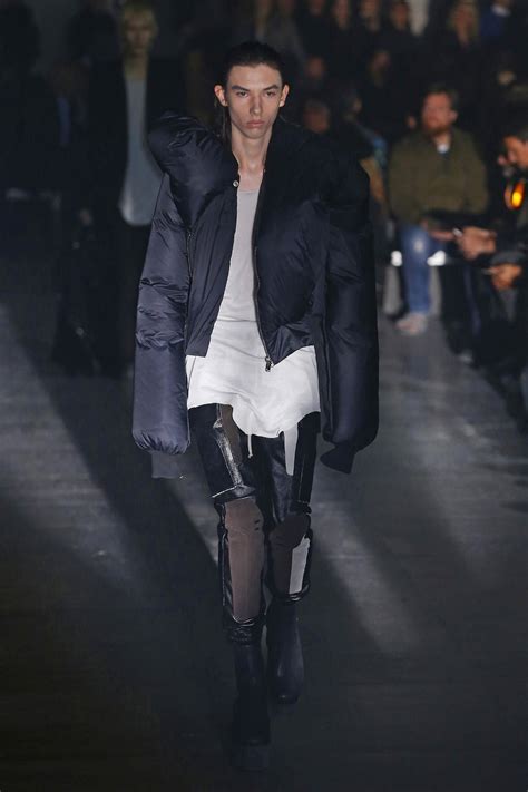 Rick Owens Fashion Show Collection Menswear Fall Winter Presented