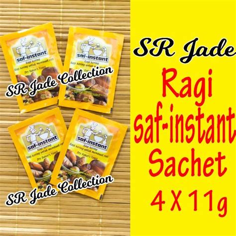 Jual Ragi Saf Sachet 4 X 11 Gr Saf Instant Instan Dry Yeast