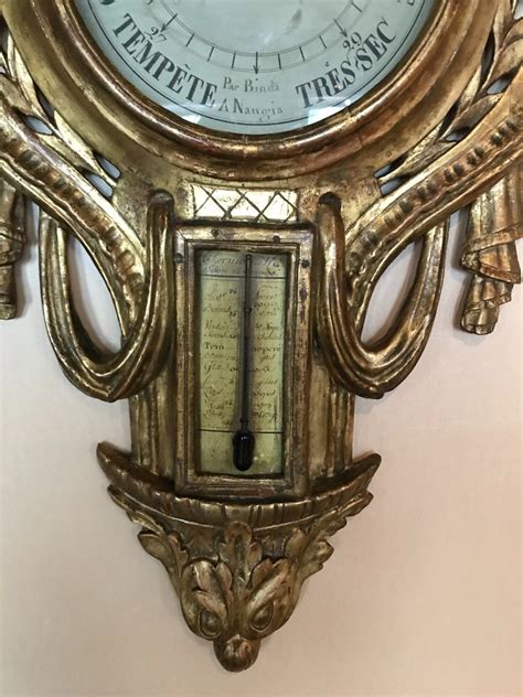 Proantic Louis Xvi Period Barometer Thermometer