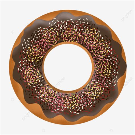 Delicious Donut Hand Drawn Illustration Delicious Donut Hand Drawn