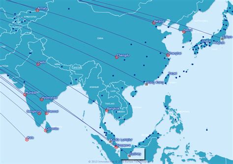 British Airways Route Map – Map Of The Usa With State Names