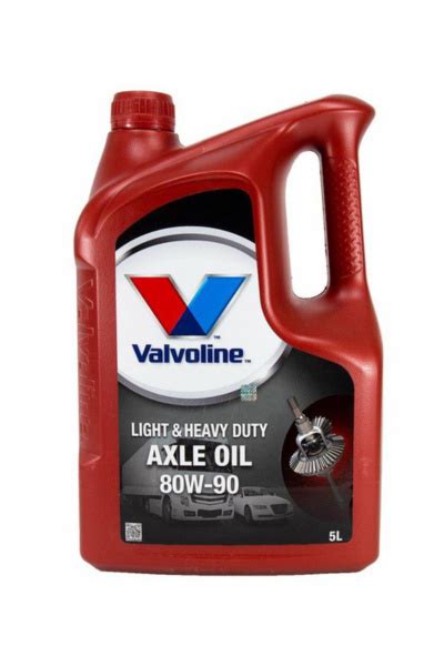 VALVOLINE LIGHT AND HEAVY DUTY AXLE OIL 80W 90 GL 5 5L Olej