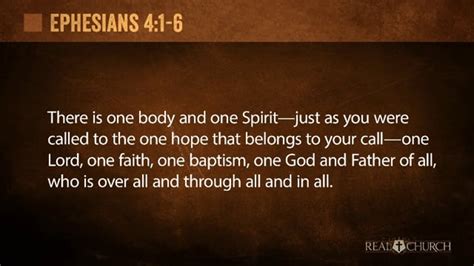 Verse Of The Day Ephesians 4 1 6 Kjv Highland Park Baptist Church