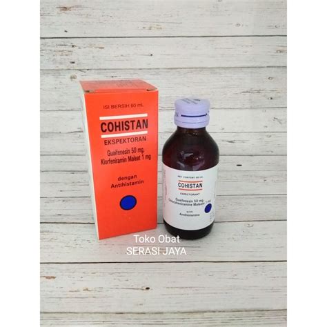 Jual Cohistan Ekspektoran Syrup Dengan Antihistamin Ml Obat Batuk