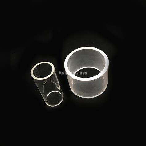 High Temperature High Purity Transparent Quartz Glass Tube Fused Silica