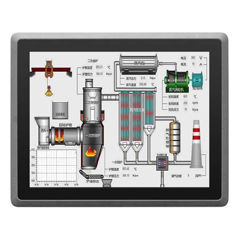 New Aluminum 12 1 Inch Touch Screen RS485 RS232 Embedded Fanless All In