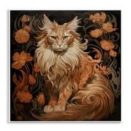 frametowall fat cat capsizing  framed art print  watherwax