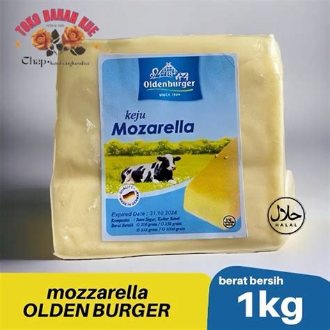 Jual Keju Mozzarella Olden Burger 1KG Kemasan 1kg Mozzarella Cheese