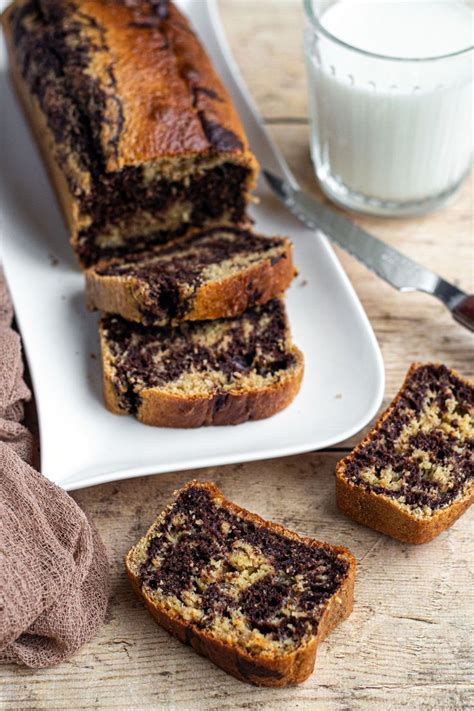 Cake Marbr Healthy Amandine Cooking Gateau Peu Calorique