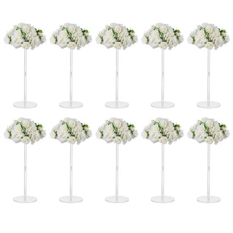 Buy Nuptio Acrylic Vase Wedding Centrepieces Pcs Cm Tall Table