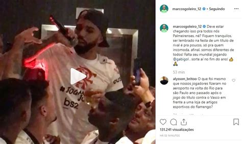 Marcos Rebate Gabigol Ap S Provoca O Ao Palmeiras Falta Seu Mundial