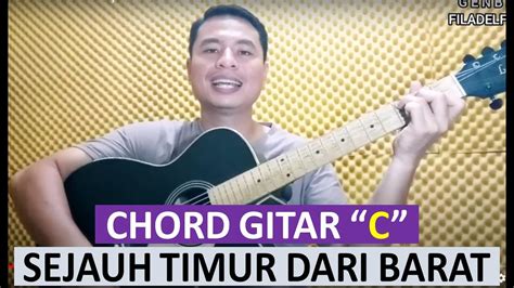 Kunci C Sejauh Timur Dari Barat Chord Gitar Lagu Rohani Mudah Bagi