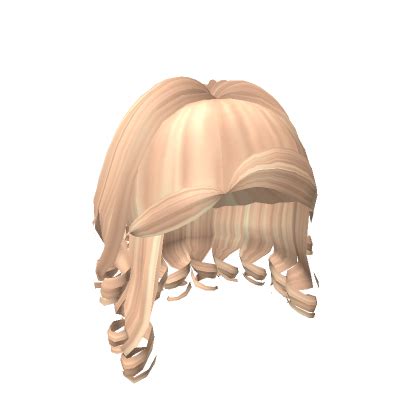 Half Up Curly Y K Hair Blonde Roblox
