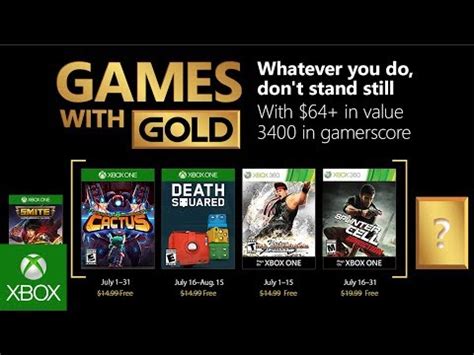 Revelados Los Games With Gold De Julio Xboxmaniac