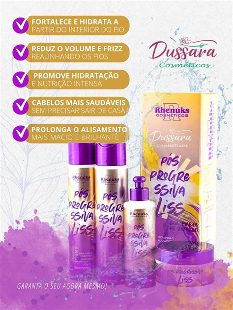 Kit Capilar P S Progressiva Itens Dussara Cosmeticos