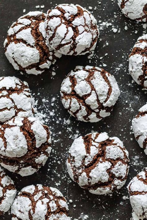 Chocolate Crinkle Cookies Are Like A Cross Between The Gooiest Brownie