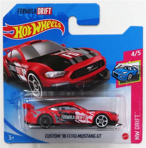 駿河屋 CUSTOM FORD MUSTANG GT レッドブラック Hot Wheels HW DRIFT GTC M ホットウィール