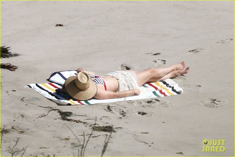 Lana Del Rey Bares Bikini Body While Sunbathing At The Beach Photo