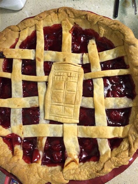 Tardis Cherry Pie Desserts Cherry Pie Food